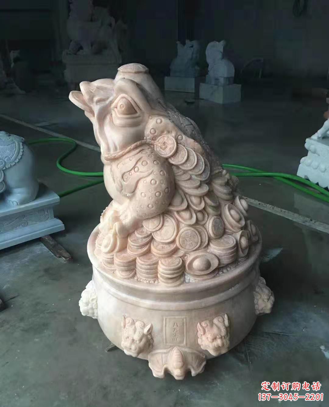 河南精致石雕动物雕塑