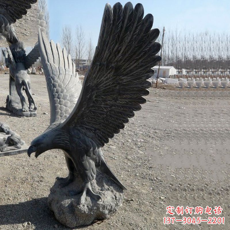 河南大鹏展翅高级老鹰雕塑