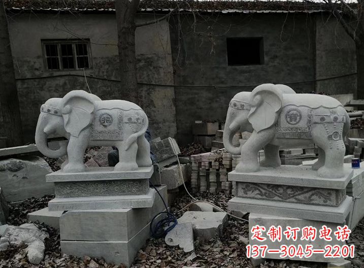 河南精美大象雕塑,传承经典之美