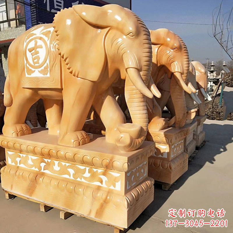 河南以大象雕塑点缀你的风水