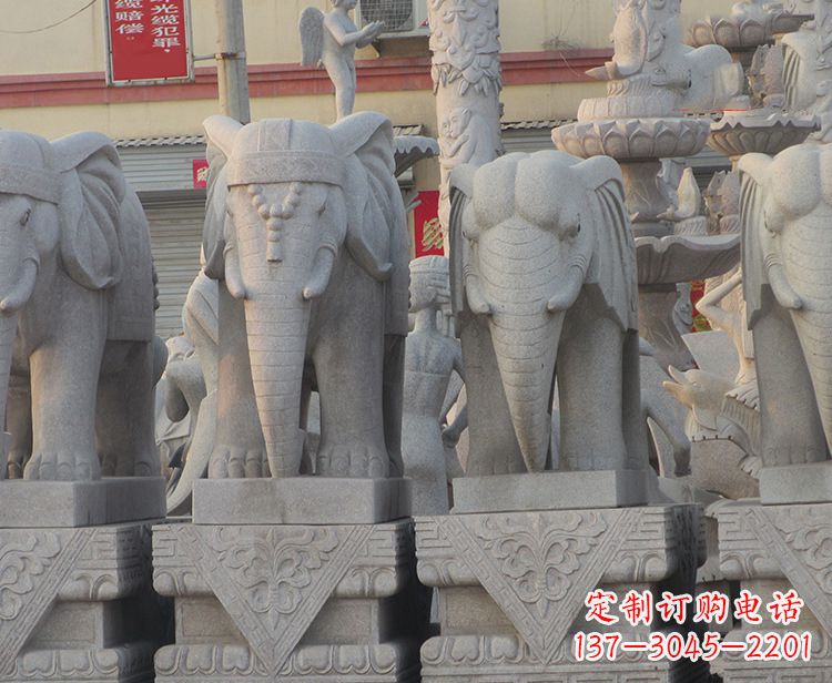 河南大象雕塑——唤醒古老传统的精美石艺