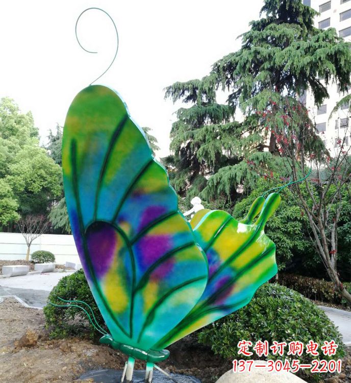 河南不锈钢蝴蝶雕塑,装点城市广场