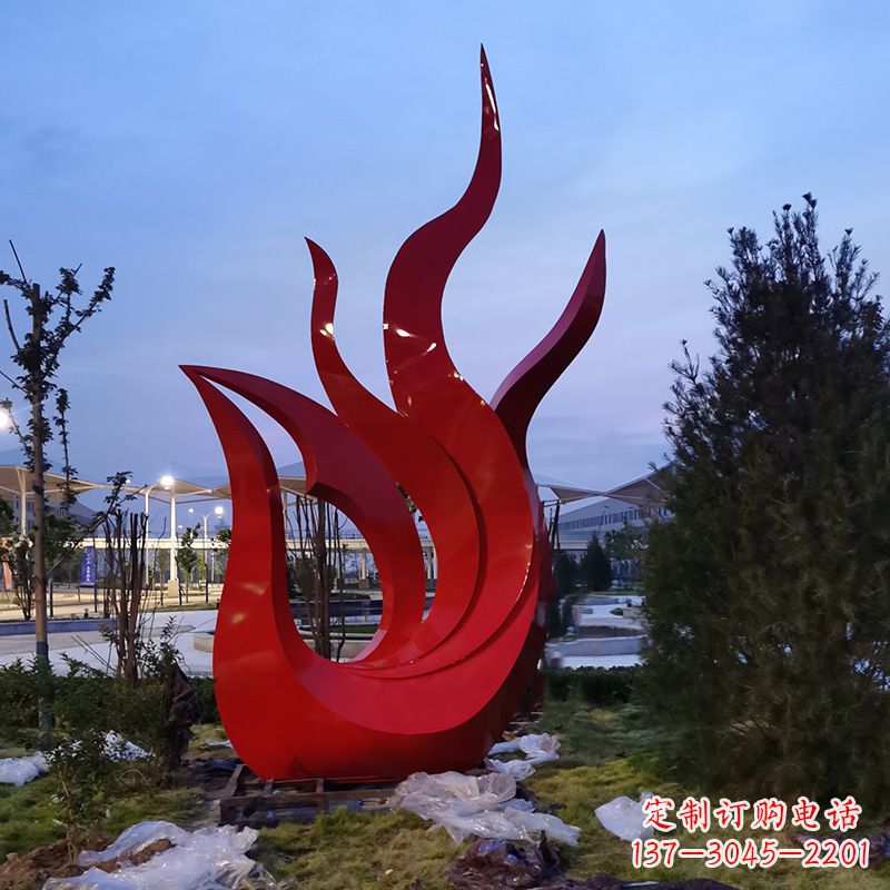 河南精致工艺大型不锈钢凤凰雕塑
