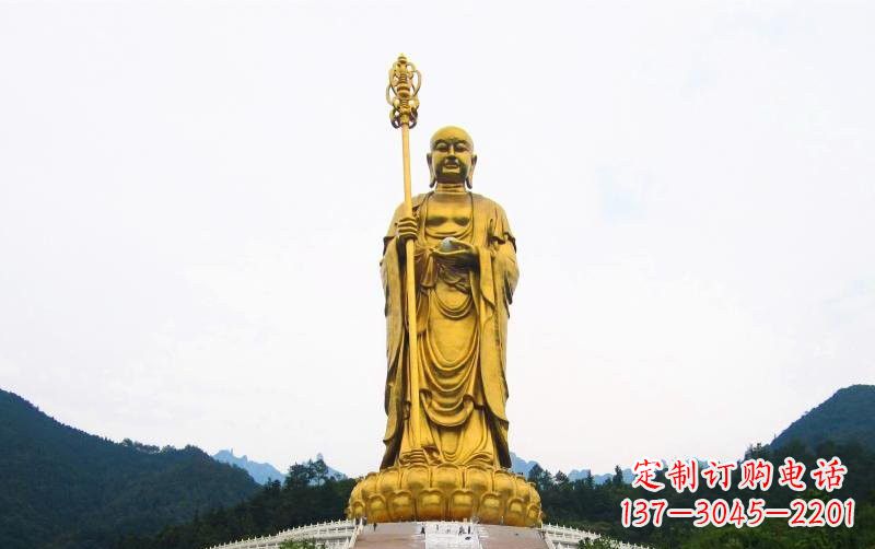 河南大型地藏菩萨铜雕