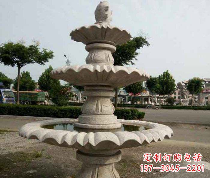 河南精美的喷泉石雕塑