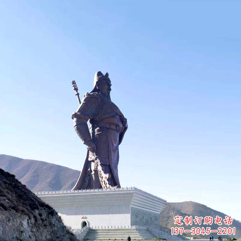 河南关公铸铜雕塑——传承三国历史文化的精美雕塑