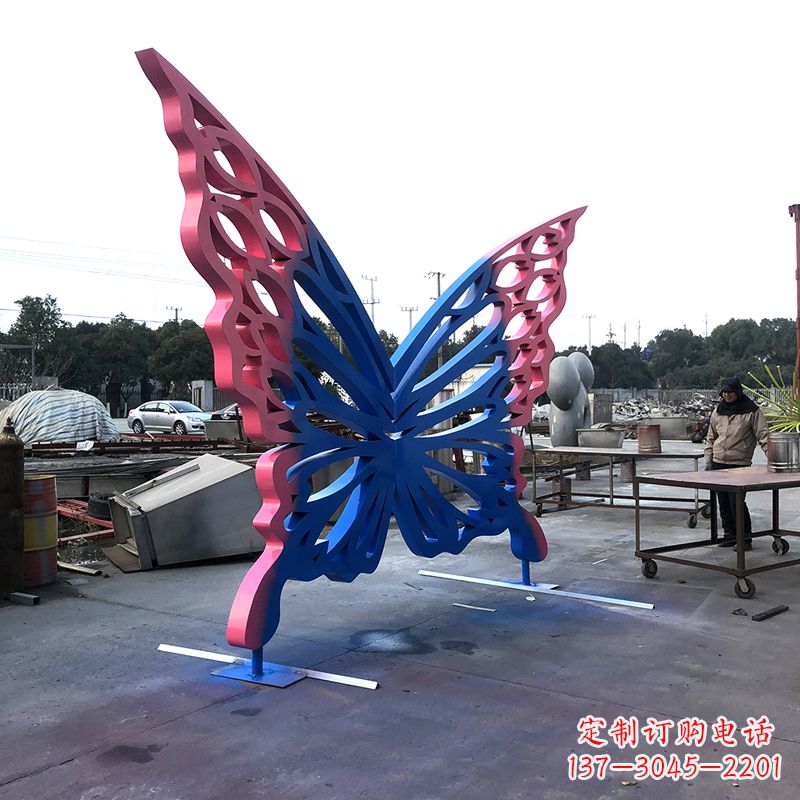 河南不锈钢蝴蝶雕塑