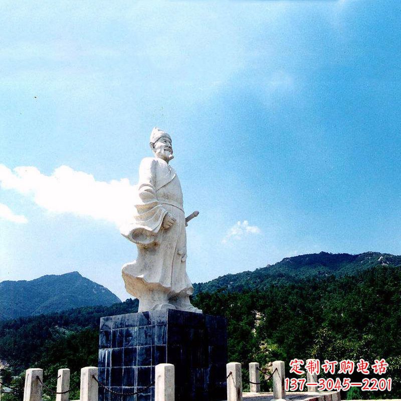 河南大型景区历史名人朱元璋石雕塑像