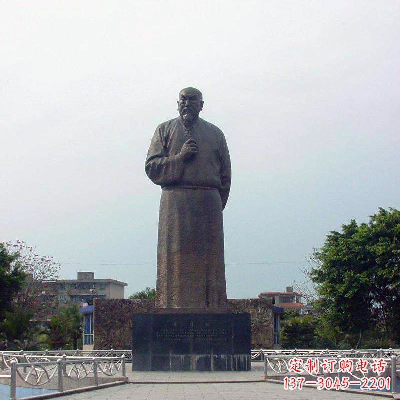 河南大型景区历史文化名人林则徐景观石雕像
