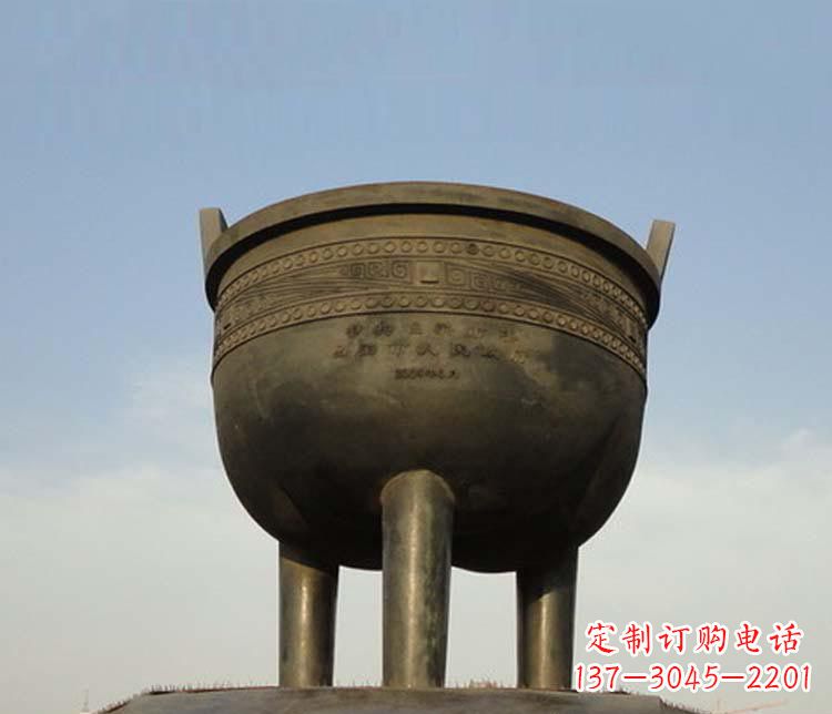 河南精美铜香炉雕塑