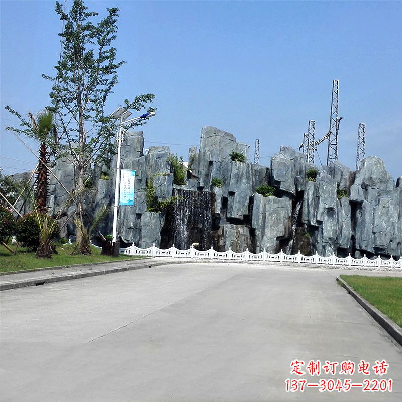 河南大型塑石假山雕塑
