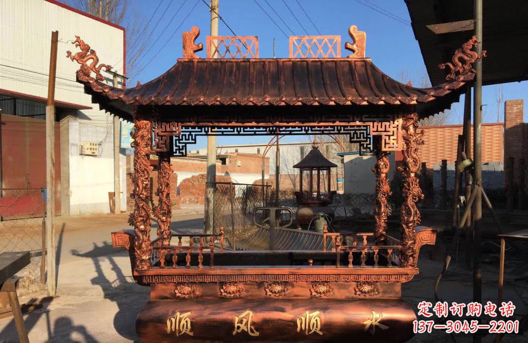 河南大型铜雕香炉
