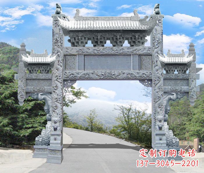 河南精美牌坊雕塑