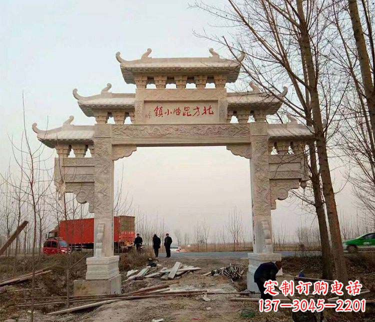 河南大理石牌坊石雕