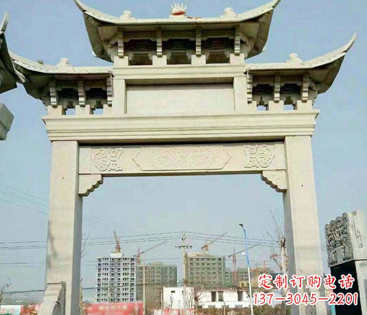 河南精美牌坊石雕