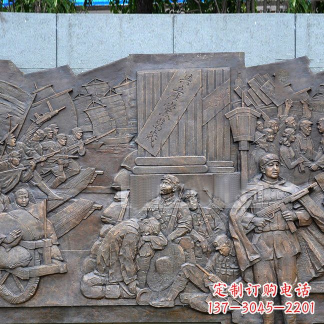 河南纪念红军革命人物雕塑
