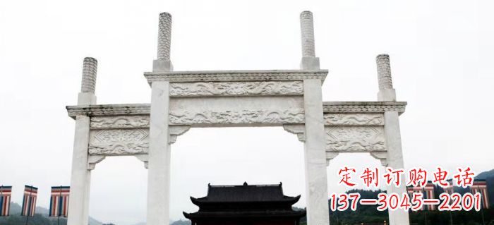 河南道路大理石牌坊 (3)