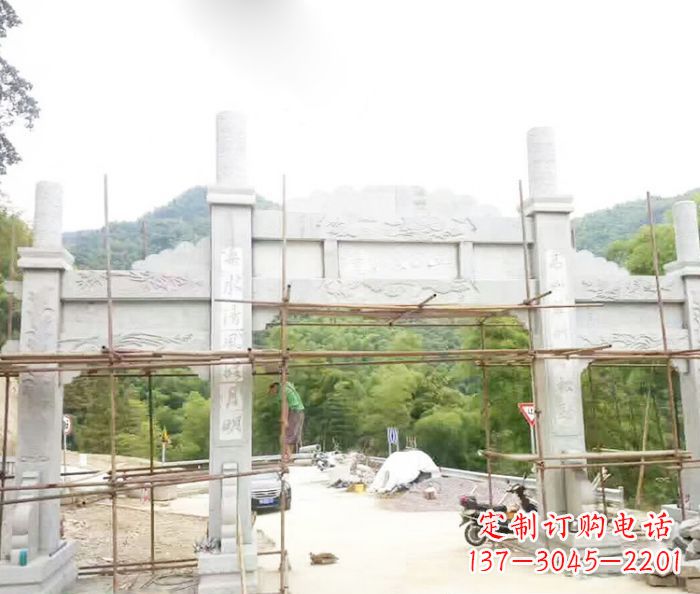河南专业牌坊雕塑定制