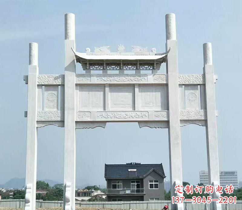 河南精美牌坊雕塑