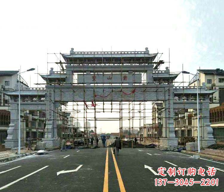 河南牌坊石雕——精致细腻,展示正气