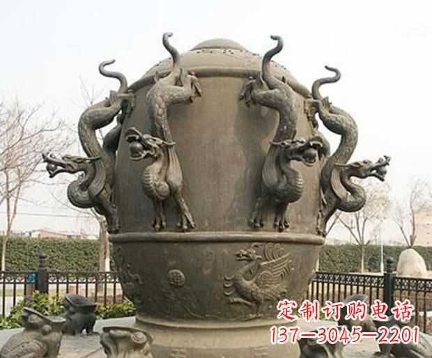 河南地动仪景观铜雕