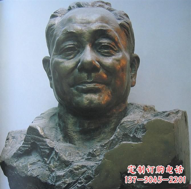 河南邓小平名人胸像铜雕