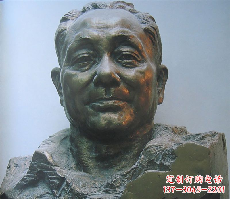 河南邓小平铜伟人校园名人铜雕