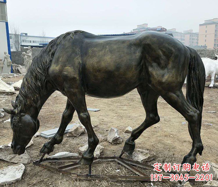 河南活力玻璃钢仿铜动物雕塑