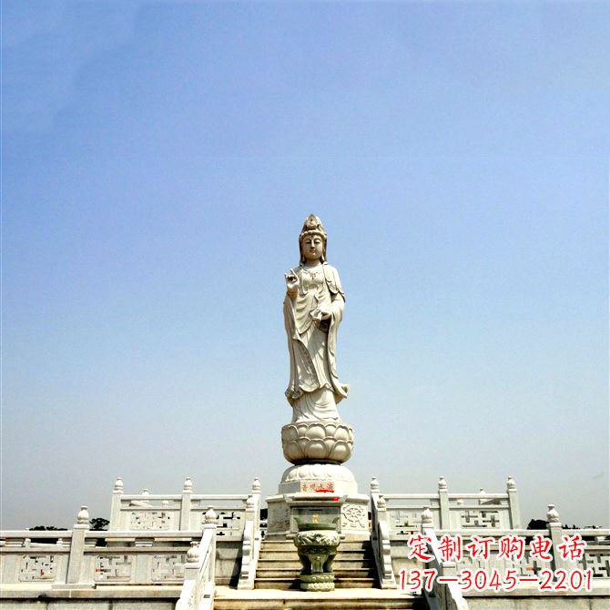 河南观音大型石雕景观雕塑