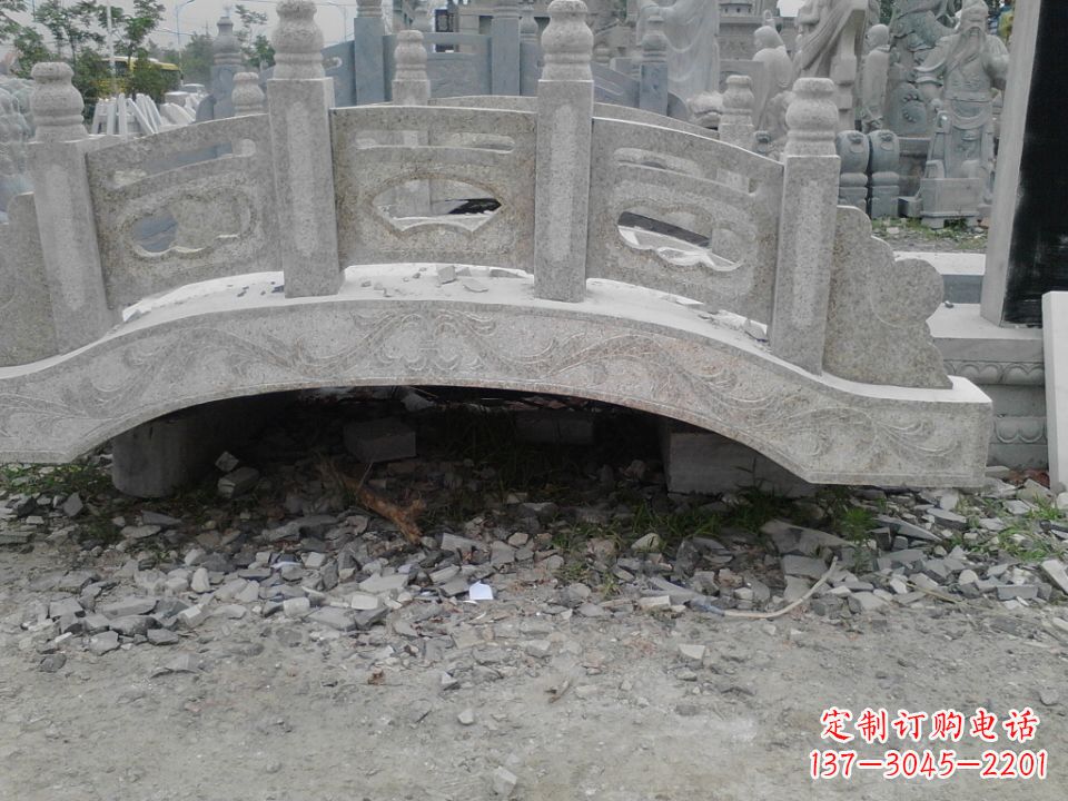河南雕刻小型石桥 拱形石雕桥园林 庭院专用_198