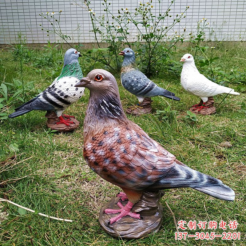 河南雕塑和平鸽图片