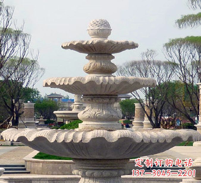 河南雕塑狮子头花钵