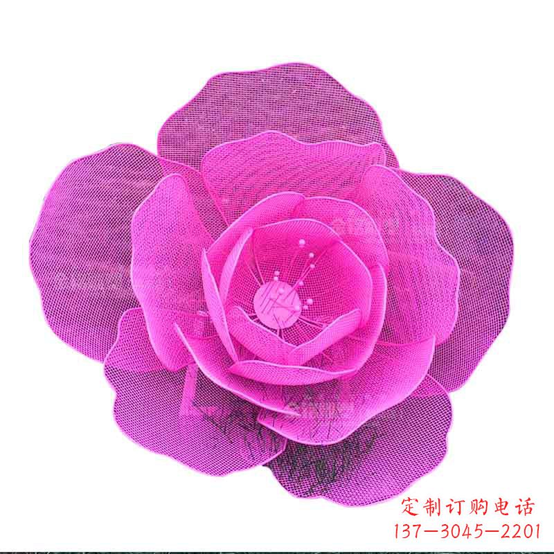 河南精美玫瑰金属雕塑