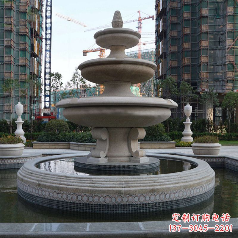 河南东阳石雕喷泉水景