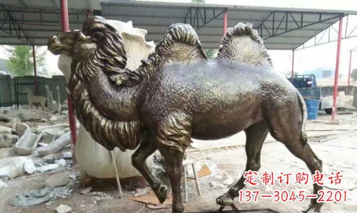 河南动物骆驼铜雕