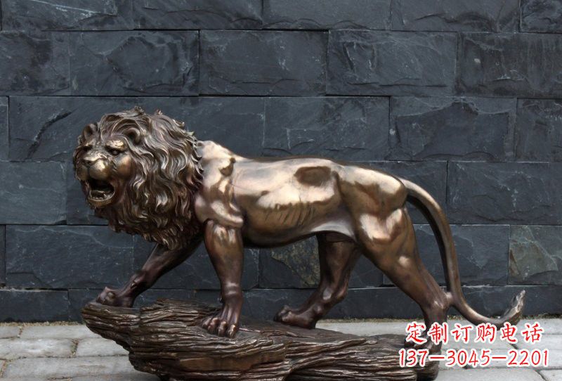 河南动物铜雕狮子