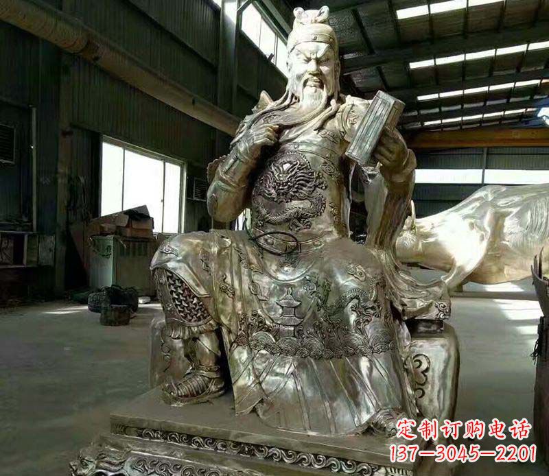河南精美关公铜雕