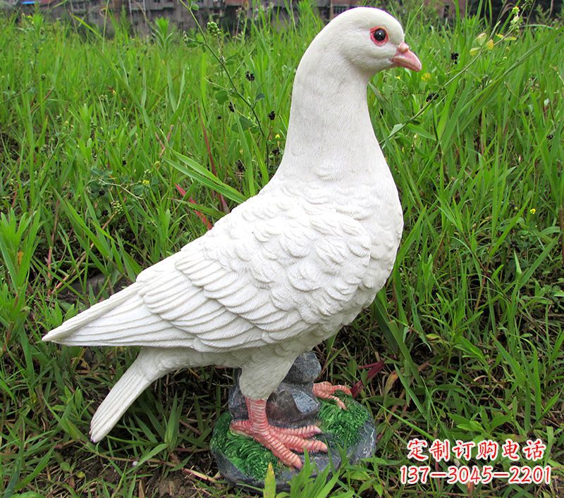 河南锻铜鸽子浮雕,精致细腻的雕塑体现
