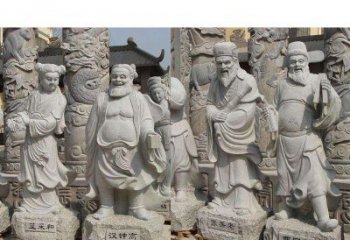 河南大理石八仙雕塑神秘的艺术之美