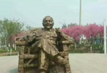 河南中领雕塑邓小平坐式铜雕