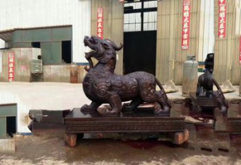 河南独角兽铸铜雕塑—精雕细琢的艺术瑰宝