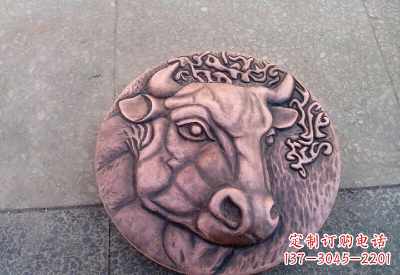 河南锻铜十二生肖兽首雕塑