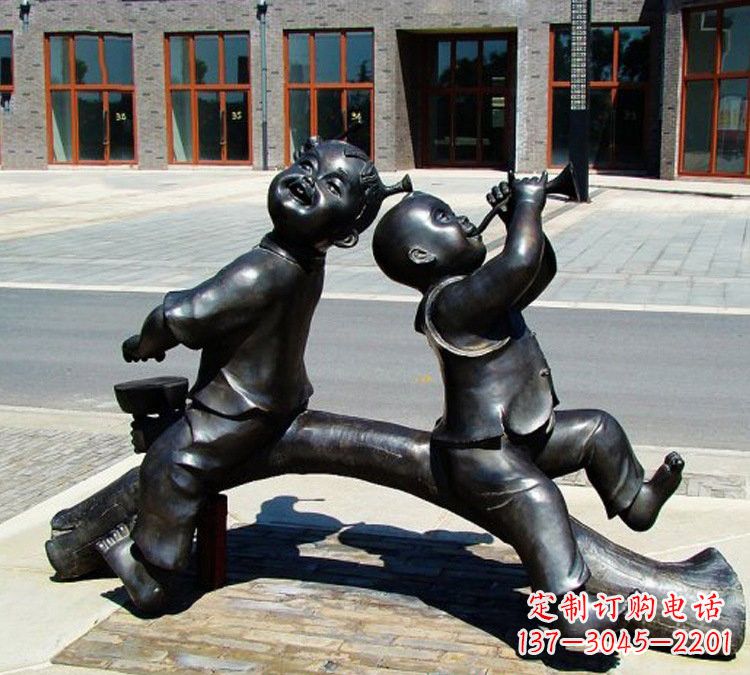 河南铜雕童趣,引领儿童童趣生活