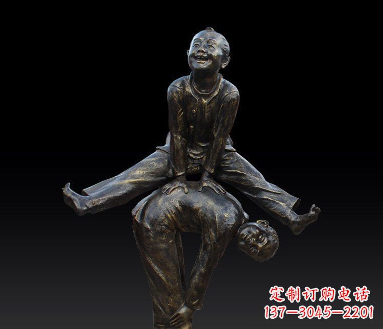 河南儿童友善的山羊雕塑