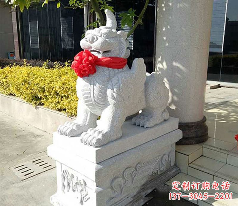 河南优雅的独角兽雕塑