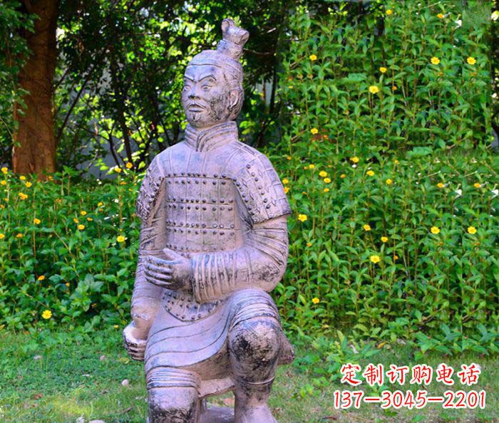 河南古代兵马俑雕塑定制