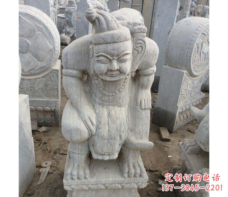 河南精美兵马俑石雕