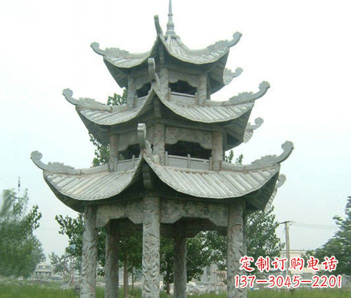 河南中领雕塑凉亭石雕
