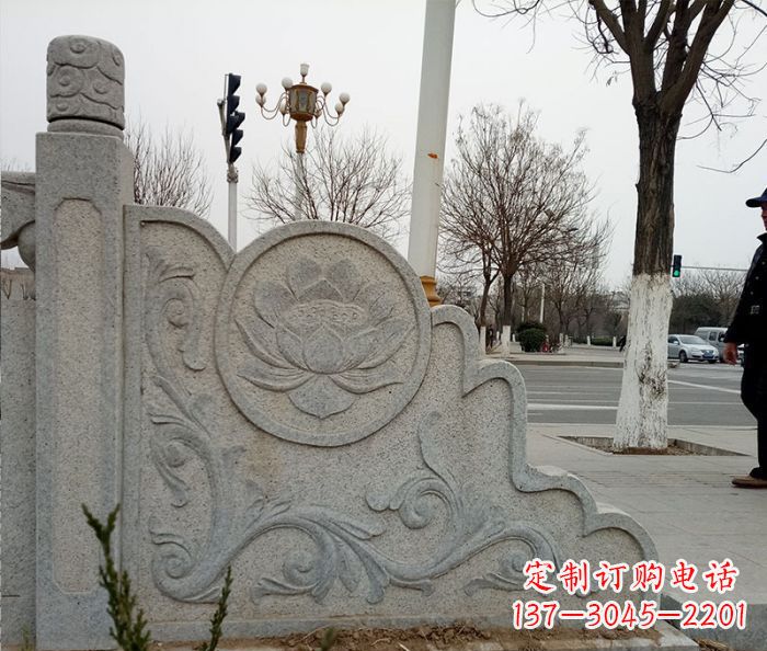 河南仿古护城河石栏板