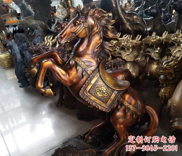 河南精致仿古马雕塑